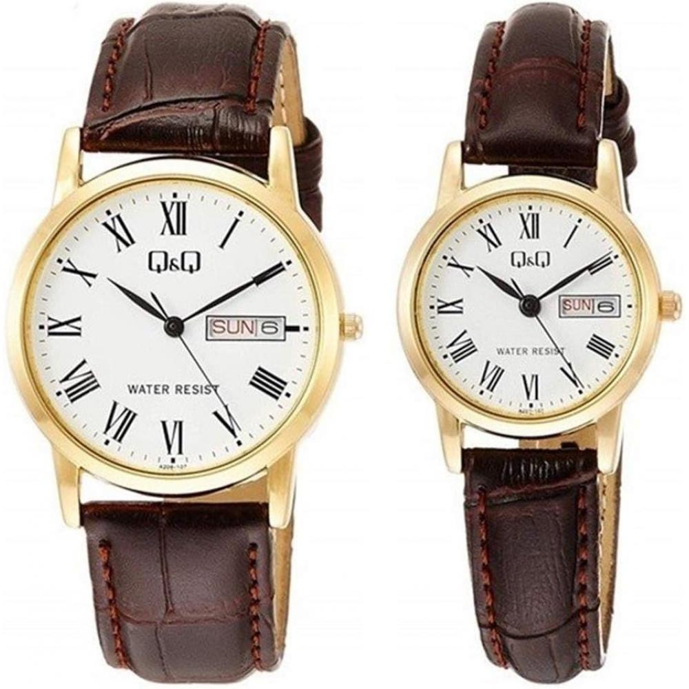 

Citizen QQ [Citizen QQ] Пара часов Дешевые Citizen Мужские S женские S Коричневые A206a207 107 Часы [domestic Genuine]