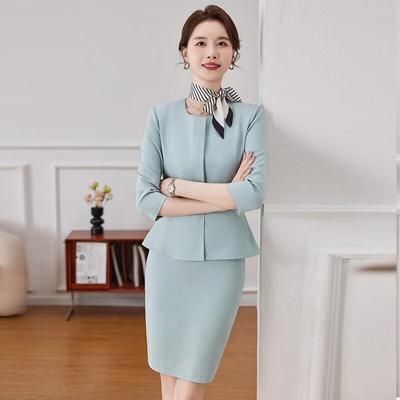 Women's Mid-Sleeve Business Suit Set