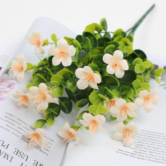 Artificial Flowers Bunch UV Resistant Artificial Plants Outdoor Faux Flowers