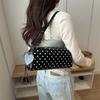 PU Leather Polka Dot Shoulder Bag Adjustable Straps Crossbody Bag New Tote Bag  Casual Wear