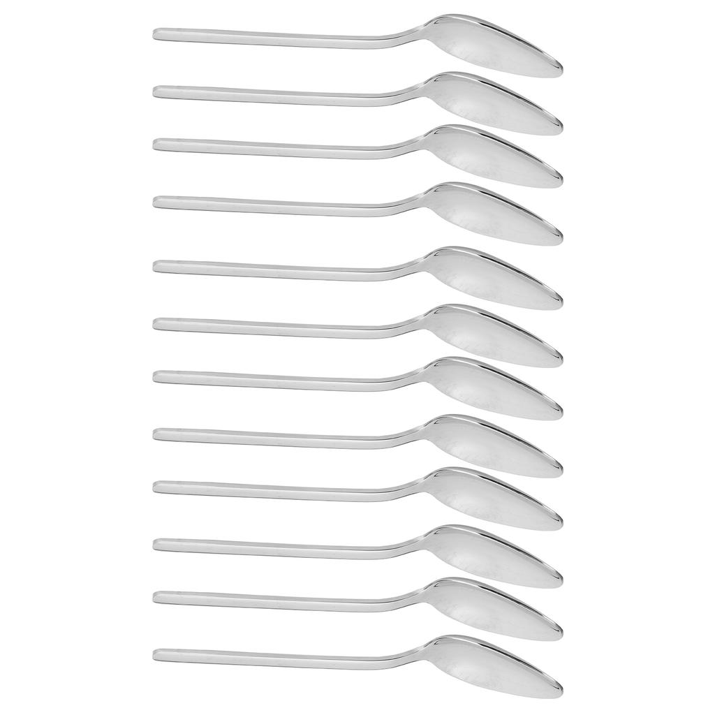 12 st Förtjockade Kaffeskedar 316 Rostfritt Stål Spegelpolering Dessertsked PresentförpackningJ13421/04