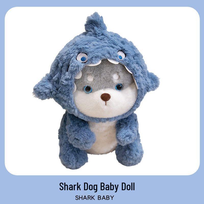 

Adorable Shark Puppy Plush Costume - Cute Toy & Birthday Gift for Girls 40 cm