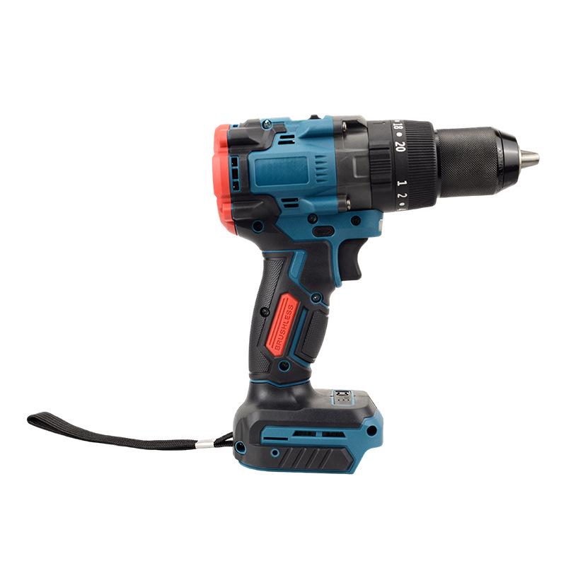 150N High-Torque Rechargeable Brushless Electric Drill with Lithium Battery