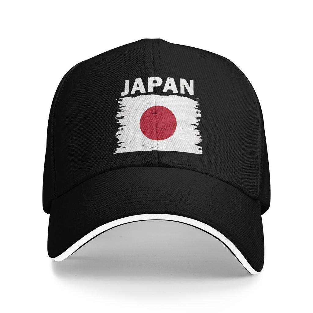 Japan Flag Japan Baseball Cap  Y2k Cool Unisex Unisex Hip Hop Hats Sun Design Kpop Rock Snapback Cap Birthday Gift