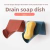Punch-free Wall-mounted Bathroom Soap Rack Wall-mounted Bathroom Soap Box Home Kitchen Punch-free Storage Rack