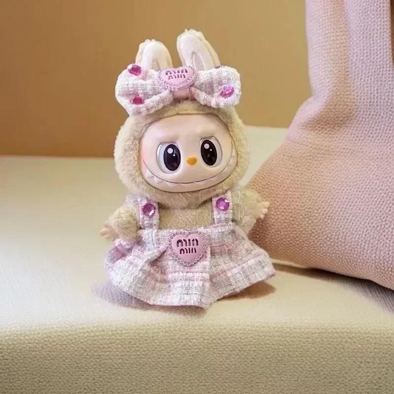 

17 см Одежда для кукол Лабубу Наряд Аксессуары для Корея Kpop Exo Лабубу Идол V1 V2 Юбка Свитер Одежда Подарок No Doll