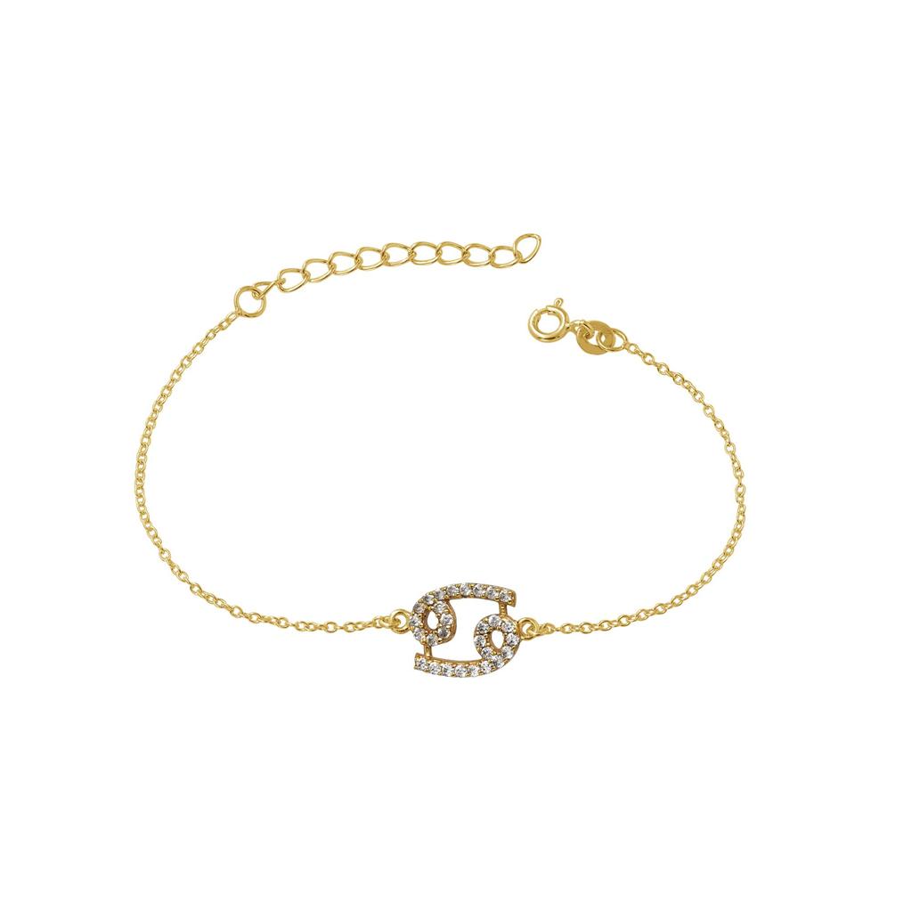Astrological Zodiac Sign Bracelet, 925 Sterling Silver Handmade Jewelry, Zodiac Jewelry, Women Bracelet