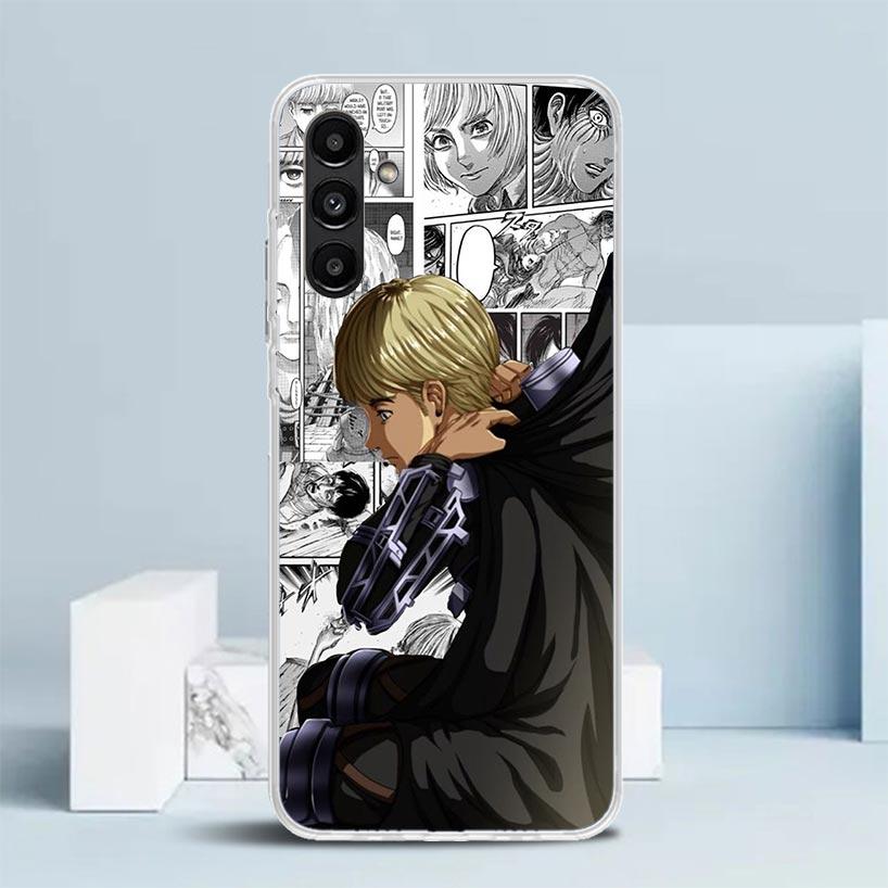 Attack Titan Anime Phone Case For Samsung Galaxy A17 A37 A57 A16 A15 A14 A13 A56 A55 A54 A53 A36 A35 A34 A33 A26 A25 A24 A23 Gal
