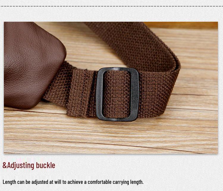 Herren Echtleder Umhängetasche Bauchtasche: Multifunktionale Hüfttasche mit großer Kapazität zum Laufen und für die Arbeit