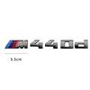 For BMW M 5.5cm Sticker M135I M240D M340I M550D M440D M135D M760LI M140D Modified Digital Displacement Standard ABS Rear Logo rvbf26
