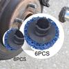 6Pcs Brake Hub Cleaning Discs Multiuse Sanding Pads Rust Removal Wheel Hub Tool for Automobile Drum Truck Rotor Trailer