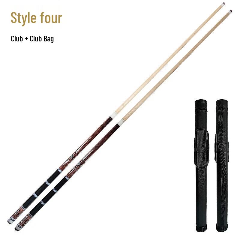 LISM 2-Piece Billiard Cue with 13MM Tip and Bag