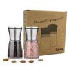 Ruhan Stainless Steel Manual Pepper Grinder Set