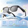 Sunscreen Smart Glasses AI Translation TF Card Bluetooth Conversation Recording Listening Music Smart Sunglasses Men Women HT30