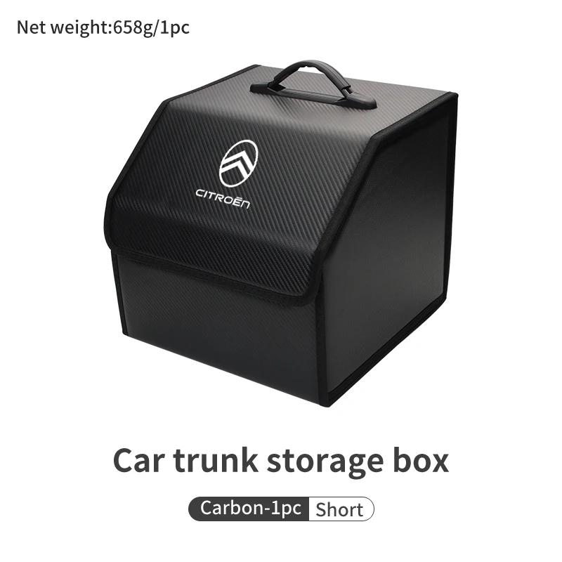 AAMI1 Car Trunk Storage Box Foldable Large Capacity Trunk Organiser For Citroen Jumper Celysee Cactus Picasso Aircross Saxo Grand
