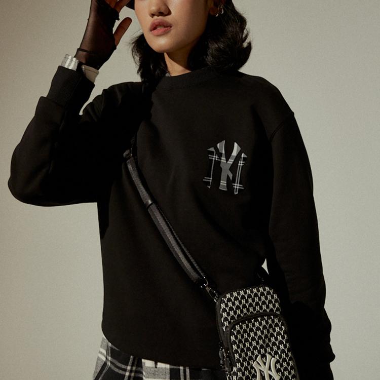 New MLB New York Yankees Sweatshirts Unisex Black 31MTE2041-50L