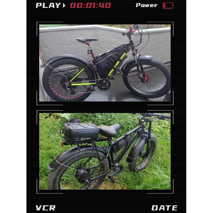 Parafanghi Pieghevoli Per Bici 14-20 Pollici – Copertura Anteriore E Posteriore In Plastica PP Con Kit Di Montaggio