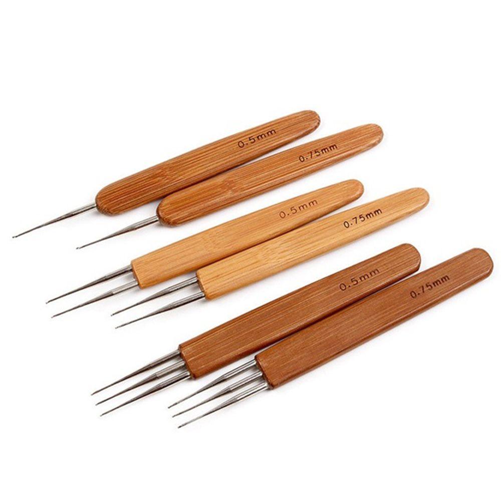 Handle One/Doube/Triple Head for Making Dreadlock Crochet Needle Braid Maintenance Knitting Hooks