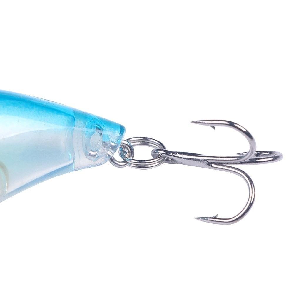 8pcs/box Realistic Fishing Lures Kit with Box Fishing Crank Bait Beach Boat Fishing
