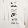 Nike Logo Print Hooded Sweatshirt Men Tops Off-White DX0784-030