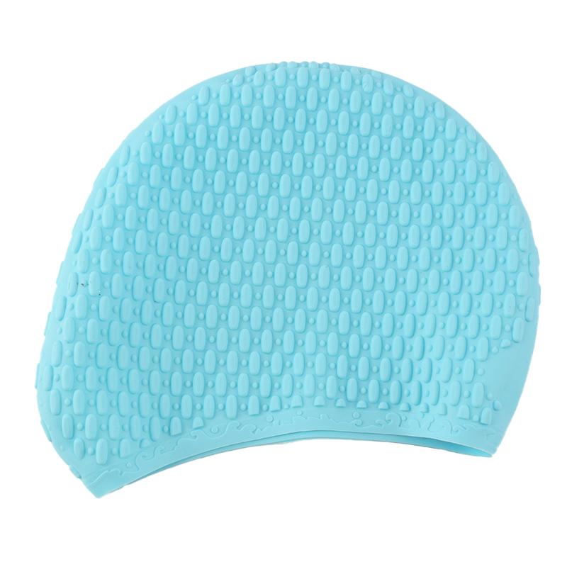 Silicone Swimming Cap For Adults Waterproof Swim Cap For Women And Men High Elastic Cap Bath Diving Hat Swim Pool Accessories
