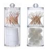 Acrylic Makeup Organizer Cotton Swabs Container Cosmetic Makeup Cotton Pad Organizer Jewelry Storage Box(Empty Box)
