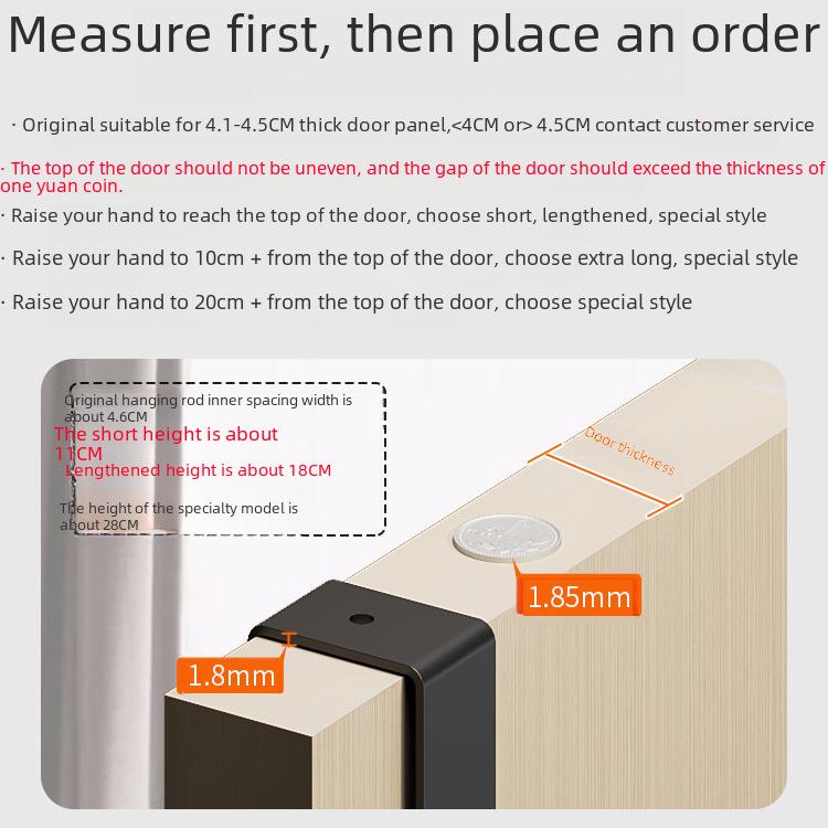 Punch-Free Over-the-Door Coat Rack & Wall-Mounted Hook Organizer