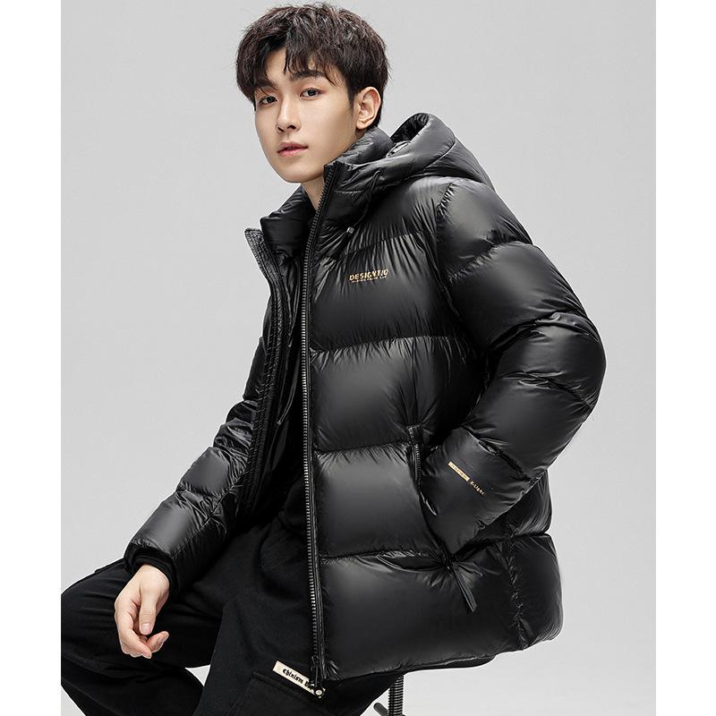 

Короткая куртка-пуховик зимняя новая мужская и женская одинаковая утолщенная куртка-пуховик для активного отдыха 190/XXXL