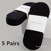 1/5/10/20 Pairs Summer Autumn Boat Socks For Men Women Non-slip Silicone Invisible Cotton Socks Male Ankle Sock Slippers