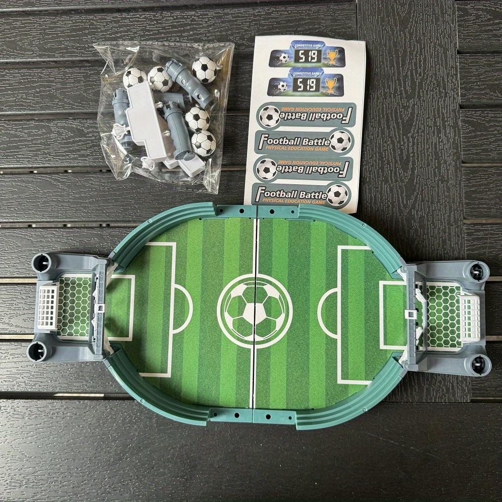 

Mini Table Soccer Game Easy Installation Interactive Soccer Game Safe Sturdy Football Parent-Child Game for Children Party Gifts зелёный