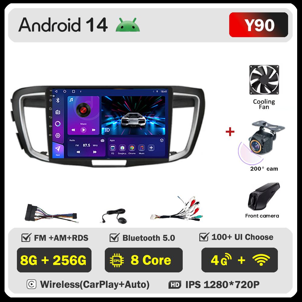 Car Multimedia Player For HondaAccord 9 2.4L 2.0L 2012-2018 Stereo Head Unit Car Radio Wireless Android Autoradio Touch Screen