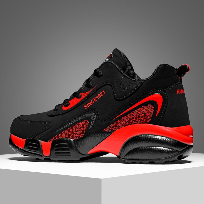 Neue lässige Herren-Sportschuhe mit dicker Sohle, rutschfest, wasserdicht, Herren-Sneakers, Outdoor-Walking, Jogging, Sportschuhe