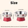 New Cat Bowls Pet Stainless Steel Bowls Cat High Foot Neck Protection Bowls Dog Large Capacity Feeding Device Dog Bowls Pet Bowl