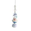 Fashionable Winter Snowman Snowflake Phone Charm Keychain Handcraft Holiday Accessory Decoration for All Ages Use