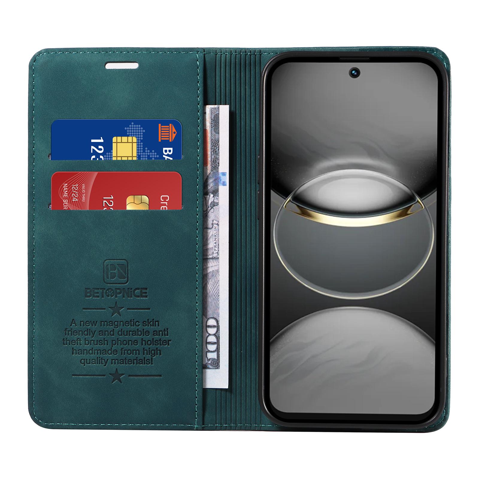 

BETOPNICE 003 For TECNO Spark 30C 4G Wallet Case Leather Phone Cover with Stand Black