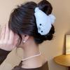 Animals Plush Hair Clip Cute Large Shark Clip Personalized Little Seal Hair Claw  Female