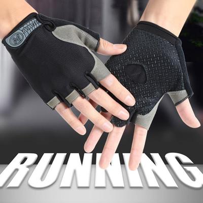 1 pár půlprstových rukavic Vzpírání Prodyšné Rukavice proti opotřebení Ženy Fitness Odolné proti opotřebení Tělocvična Sport Muži Protiskluzové pot