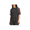 Adidas Loose Fit Solid Color Crew Neck T-Shirt Women tops Black JM3737