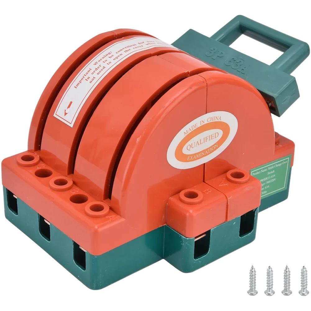 Reversing Switch/knife Switch Bidirectional Brass 2/3-pole Power Switch 32A/63A/100A 50Hz 220V/380V Applicable Electrical Energy