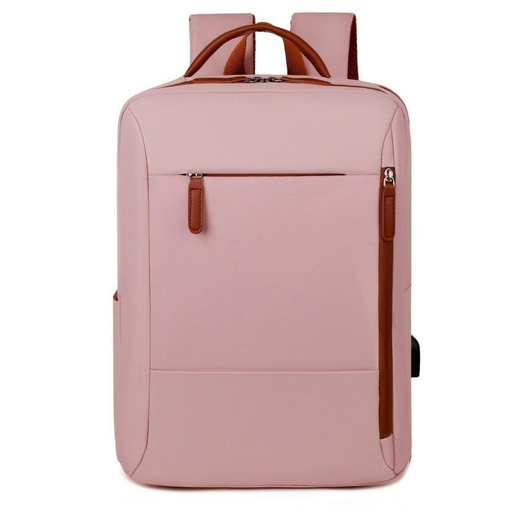 

Oxford Student School Bag Wear-resistant Business Backpack Lightweight Laptop Backpack School розовый