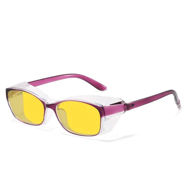 New Fashion Night Vision Edge Protection Women's Sunglasses Outdoor Neutral Night Driving UV400 Anti Blue Light Glasses