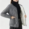 Navava Warm Fleece Lined Quilted Long Sleeve Lightweight Padded Jacket