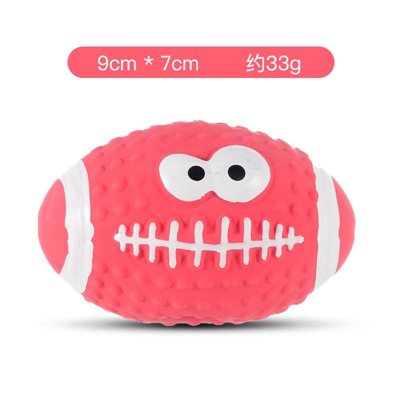 

Мяч для собак с пищащим вкусом, латексные резиновые игрушки для собак, пищащие жевательные игрушки, мягкие, упругие, апортирующие спортивные мячи для средних и маленьких домашних животных, интерактивная игра