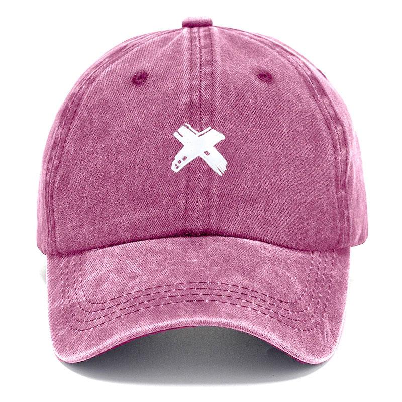 Washed Men Women Cotton Baseball Cap Sport X Letter Snapback Hat Vintage Breathable Unisex Outdoor Casual Streetwear Sun Hat