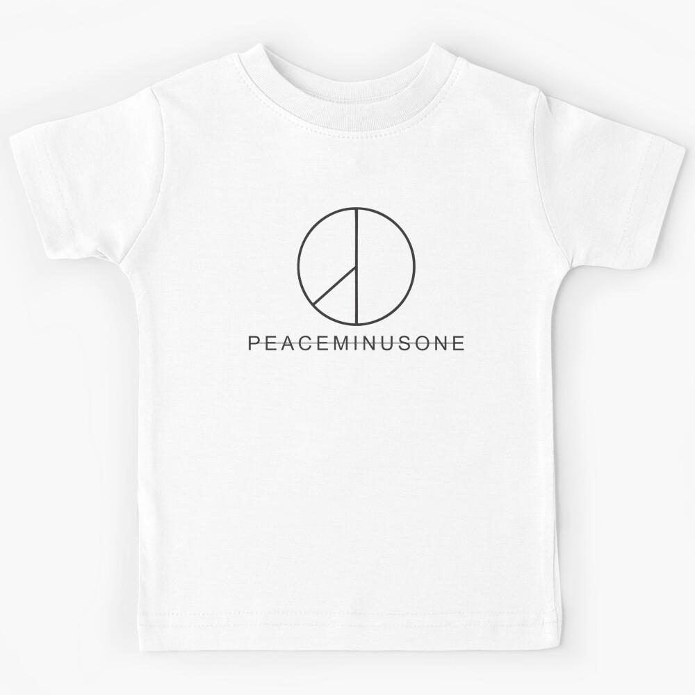 PeaceMinusOne Black Kids T-Shirt 120
