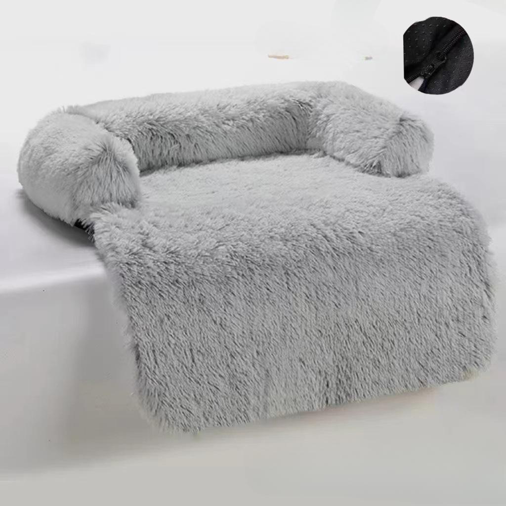 Creative Cat Bed Dog Bed Plush Comfortable Nest Cushion Right Angle Sofa Bed Dog Bed Sofa Bed Pet Mat High Side Sleeping Nest