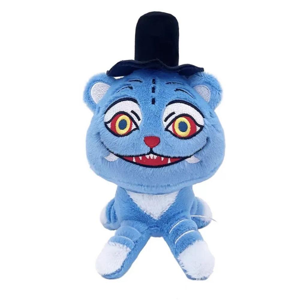 Anime New Plush Cute Purple Tiger Black Hat Magpie With 3 Eyes Monster Hunt Girl Group Stuffed For Fans Gifts