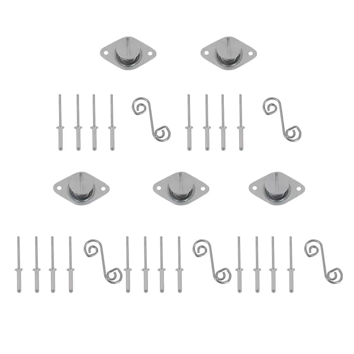 10 gab. Pašizmetoši Dzus ātrās stiprinājuma