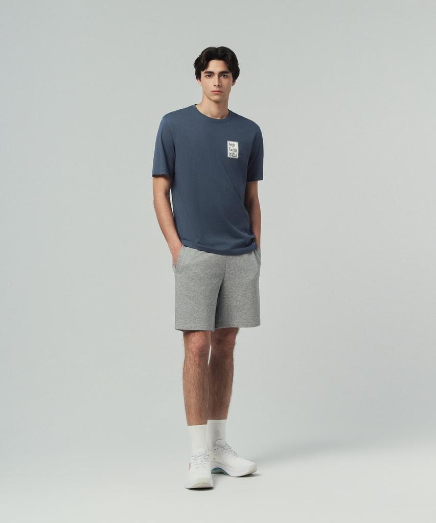 SERGIO TACCHINI M Back Artwork Cotton Short Sleeve T-Shirt (Navy)