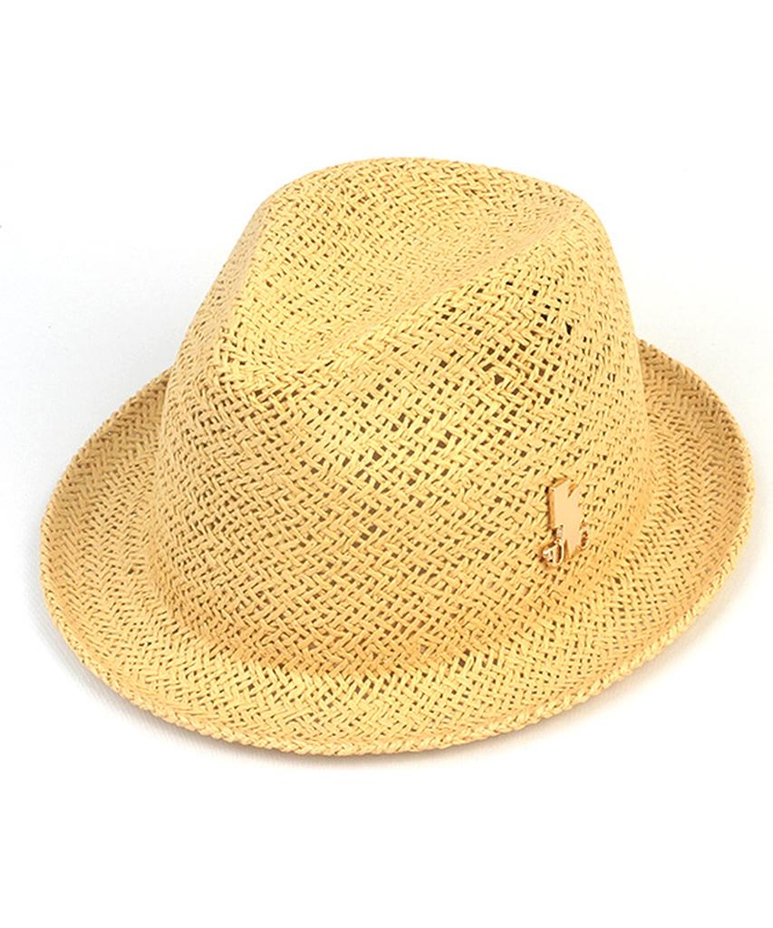 Yunibeosyeolkemiseuteuli Punk Simple Beige Summer Fedora